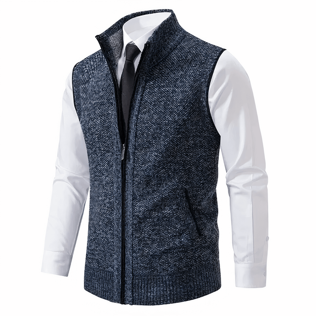 Klassisk stickad cardigan för herrar – Stil & komfort