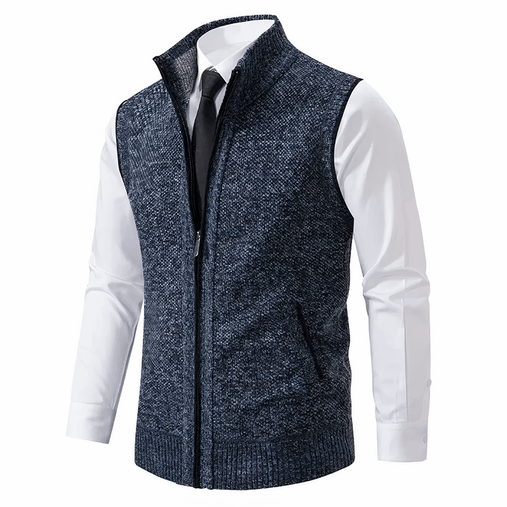 Klassisk stickad cardigan för herrar – Stil & komfort