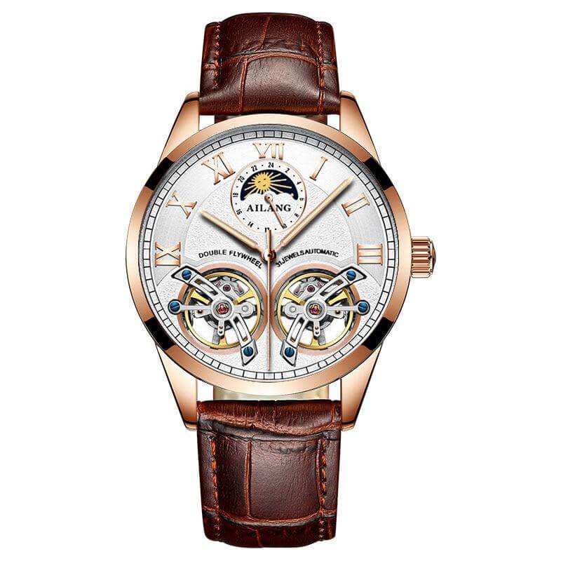 Elegant Automatisk Tourbillon Klocka