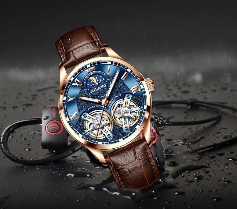 Elegant Automatisk Tourbillon Klocka