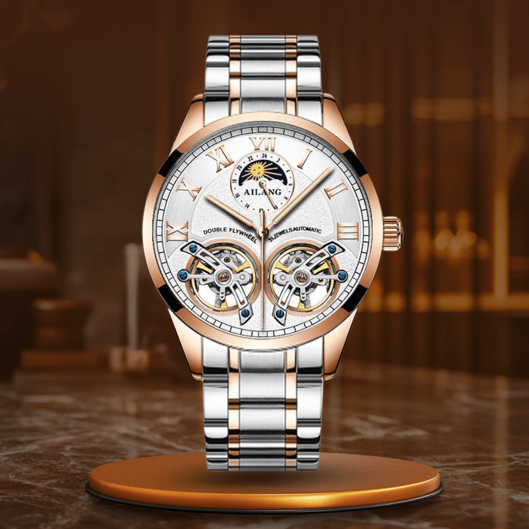 Elegant Automatisk Tourbillon Klocka