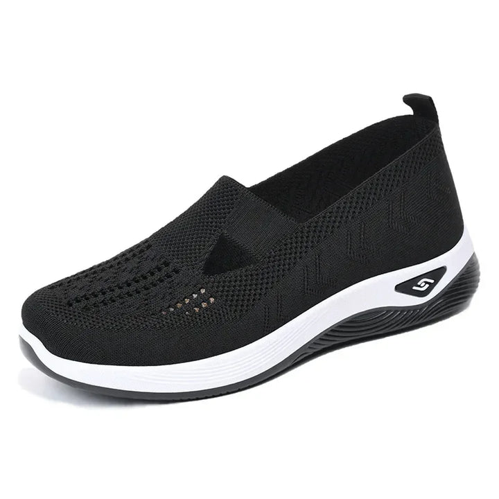 "Andningsaktiva dam sneakers med modern design och ergonomiskt stöd, slitstarkt material och mångsidig stil."