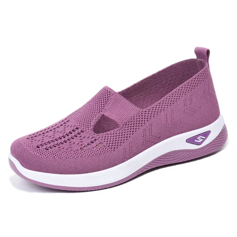 "Andningsaktiva dam sneakers med modern design och ergonomiskt stöd, slitstarkt material och mångsidig stil."