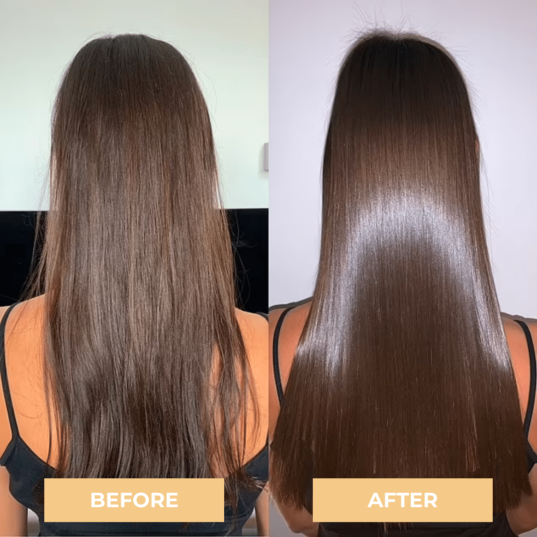 KeratinCare - Silk & Gloss Håruträtande keratinmask