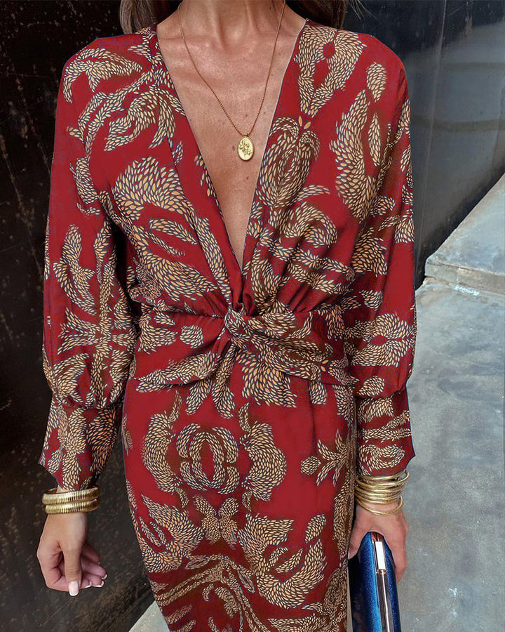 "Boho maxi klänning för kvinnor med justerbar wrap-design, flödande tyg, ger en fri och självsäker look."