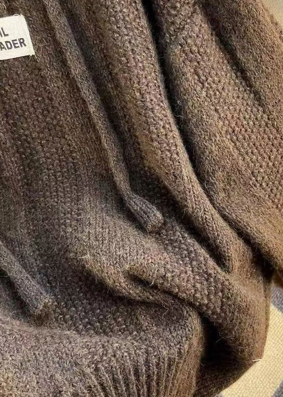 "Dam hoodie i bomullsblandning med snörning, trendig design med knappdetaljer, loose fit för bekväm och avslappnad look."