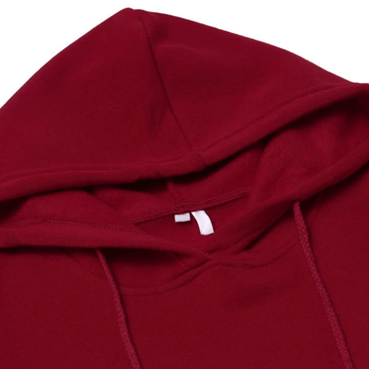 "Dam hoodieklänning i mjuk polyester och elastisk spandex, knälång med känguruficka, stilren och bekväm."
