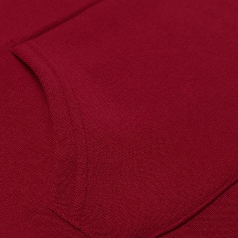 "Dam hoodieklänning i mjuk polyester och elastisk spandex, knälång med känguruficka, stilren och bekväm."