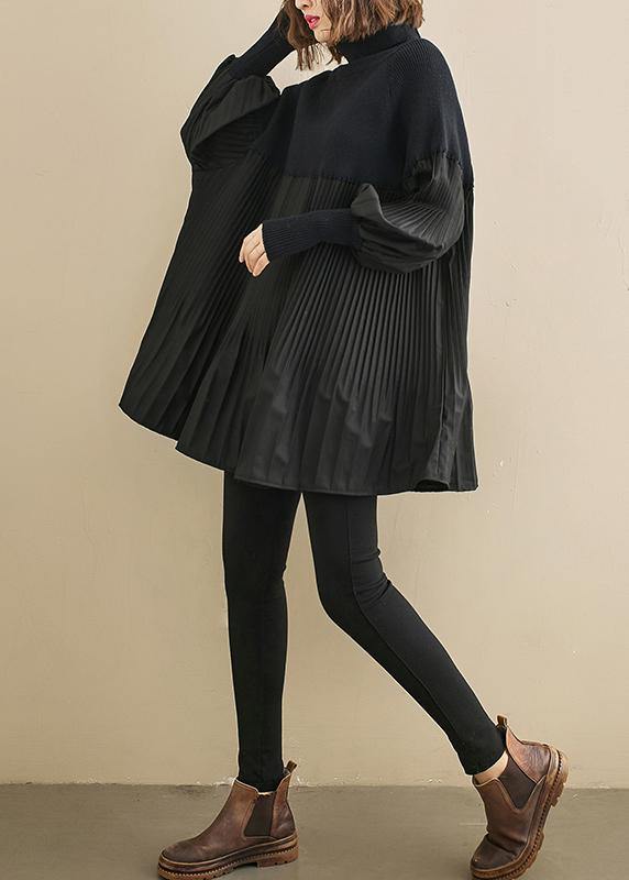 "Dam oversize skjorta i bomull med hög hals och elegant passform, perfekt för avslappnad och stilfull look."