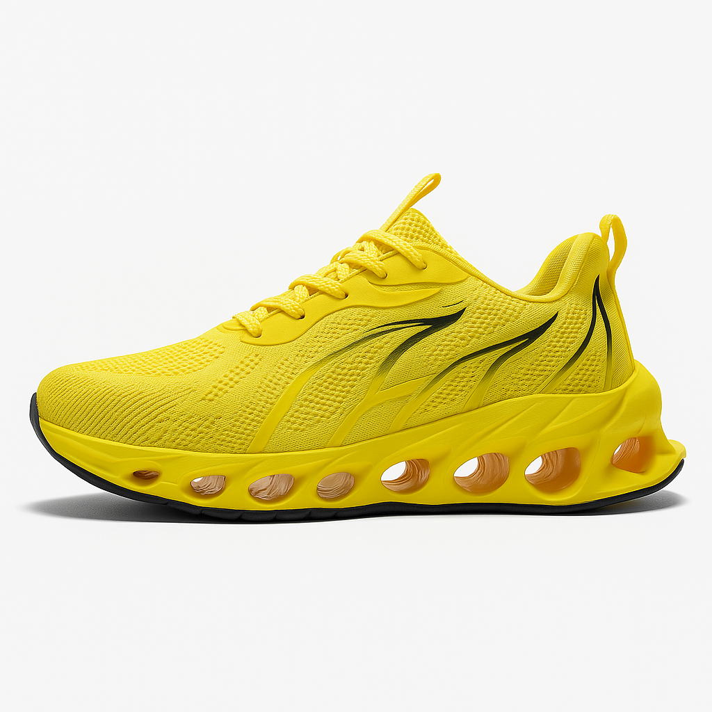 Dam promenadskor med stöd och dämpning, stabil, mjuk sula, ventilationsdesign, i stilren och bekväm design.