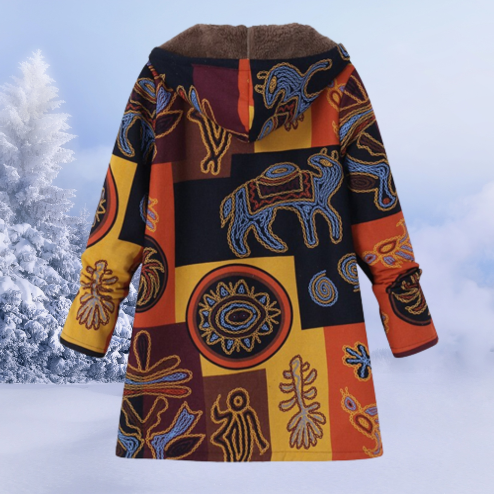"Damjacka i modern stil, lätt material, med rena linjer och enkel silhuett, perfekt för vardag och eleganta tillfällen."