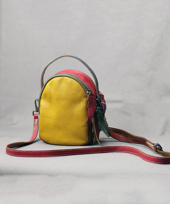 Elegant dam messenger bag i PU-läder med färgblockdesign och justerbar axelrem, perfekt för alla tillfällen.