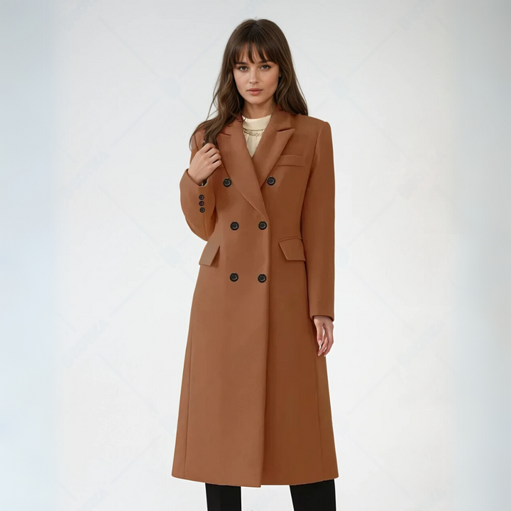 Elegant damkappa med tidlös design, kunglig stil, flera färger grå, grön, kamel, khaki, röd och svart.
