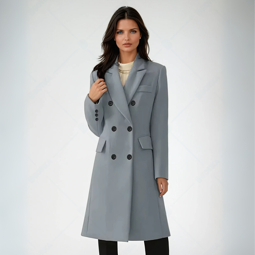 Elegant damkappa med tidlös design, kunglig stil, flera färger grå, grön, kamel, khaki, röd och svart.