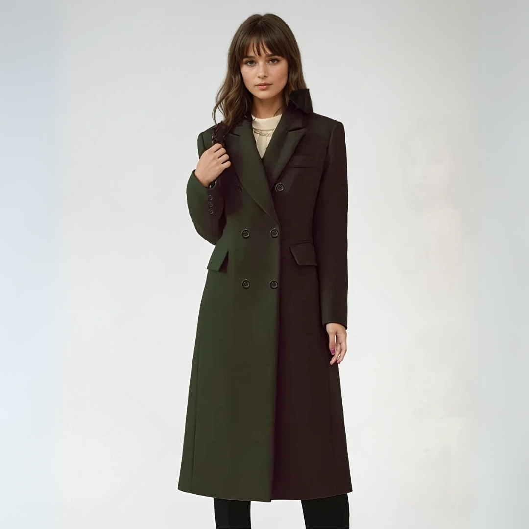Elegant damkappa med tidlös design, kunglig stil, flera färger grå, grön, kamel, khaki, röd och svart.