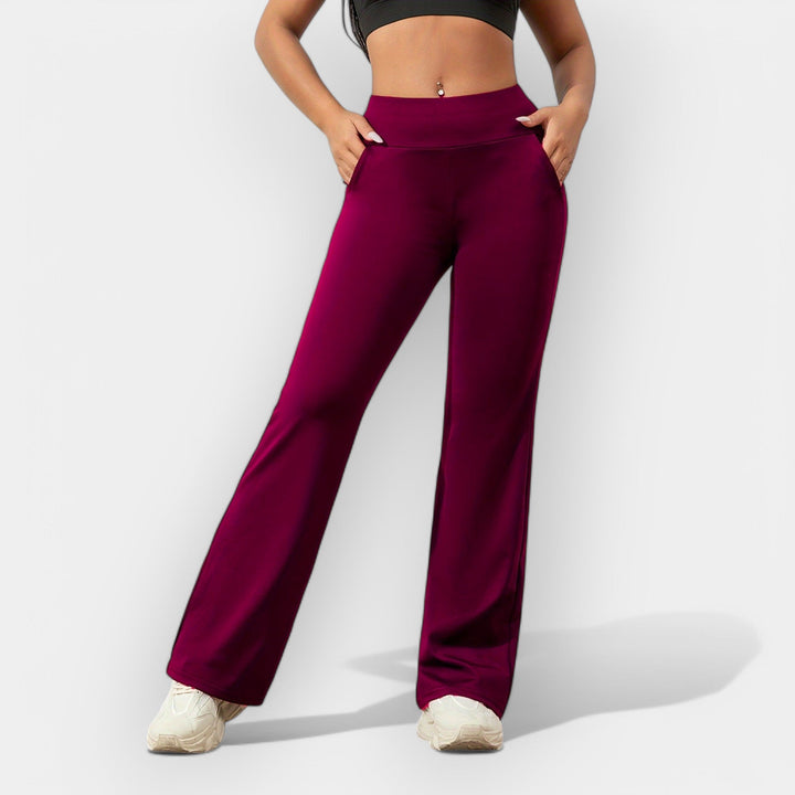 "Eleganta stretchiga dambyxor i olika färger, designade för komfort och tidlös stil. Perfekt passform och rörelsefrihet."