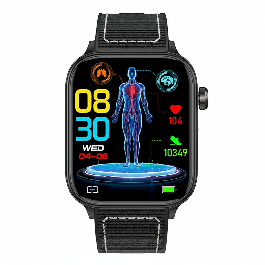 Smartwatch för Hälsa med GPS och SOS-funktioner