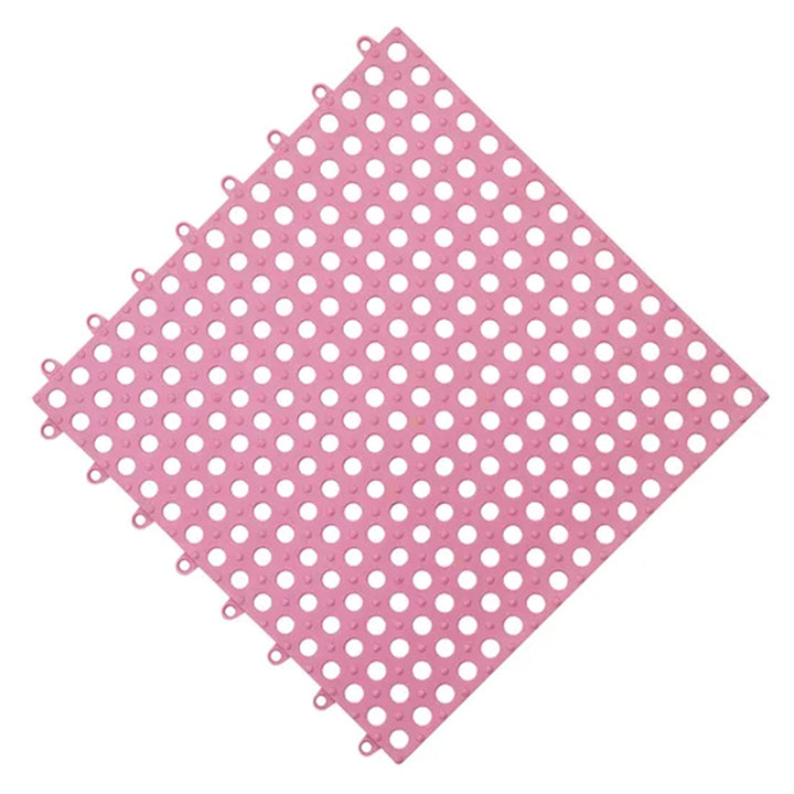 Halkskyddsmatta för badrum i PVC (4-pack, färgglad)