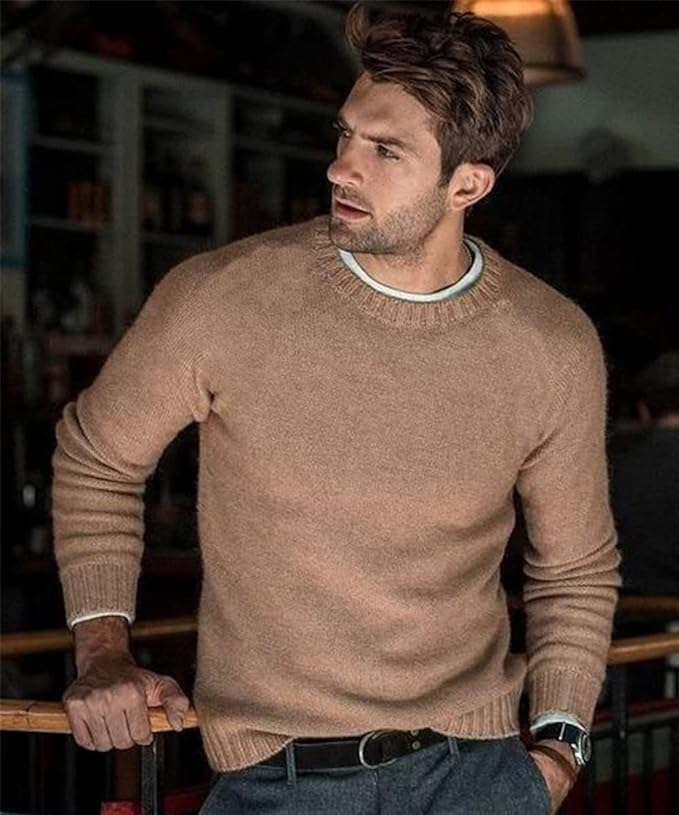 "Herr T-shirt klassisk stil, mjuk bomull, tidlös design, bekväm passform, perfekt för vardag och formella tillfällen"