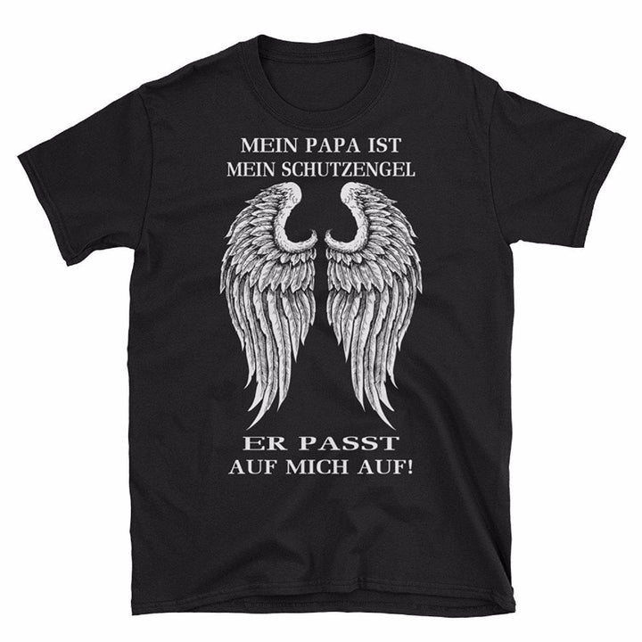 "Herrandningsbar o-ringad bomullst-shirt, stilren i vit färg med mjuk textur, perfekt för alla pappors garderob."