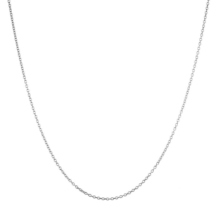 "Herrhalsband i rostfritt stål, kedjemodell med tidlös design, skinande finish för elegans vid alla tillfällen."