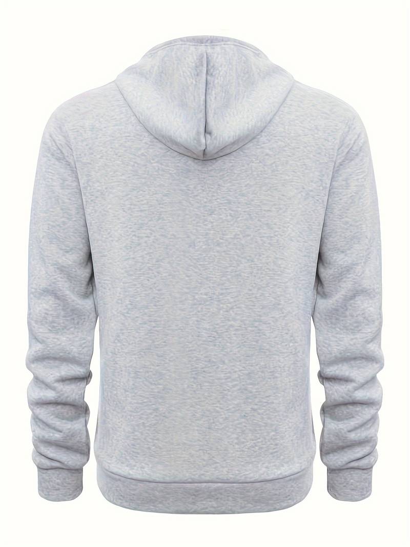"Herrhoodie i bomull, burgund. Elegant och bekväm för fritid och aktiviteter. Tidlös stil, trendiga färger."