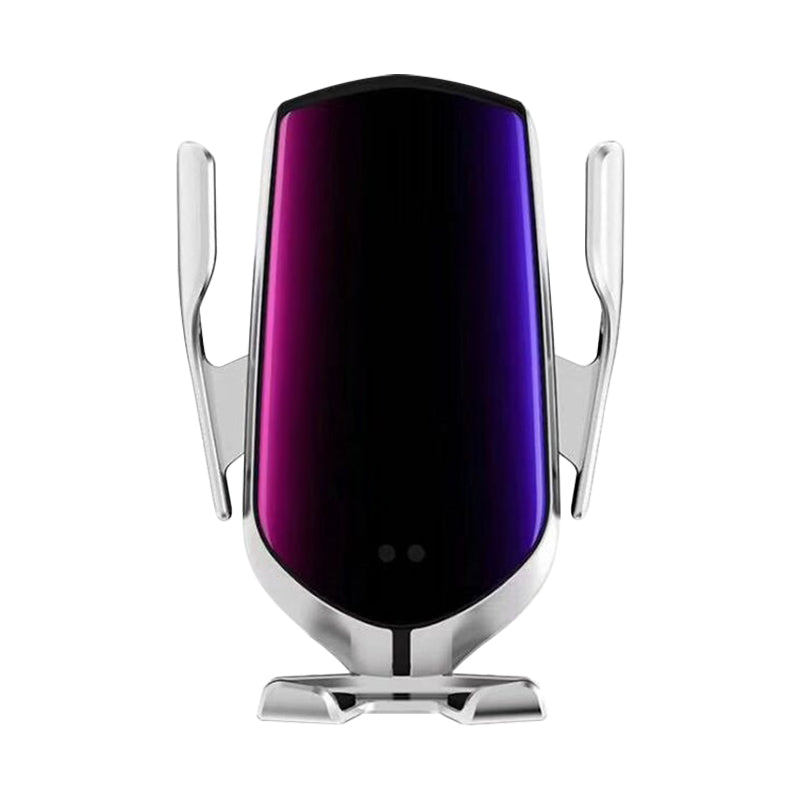Trådlös Qi-billaddare med robotarm för mobiltelefoner