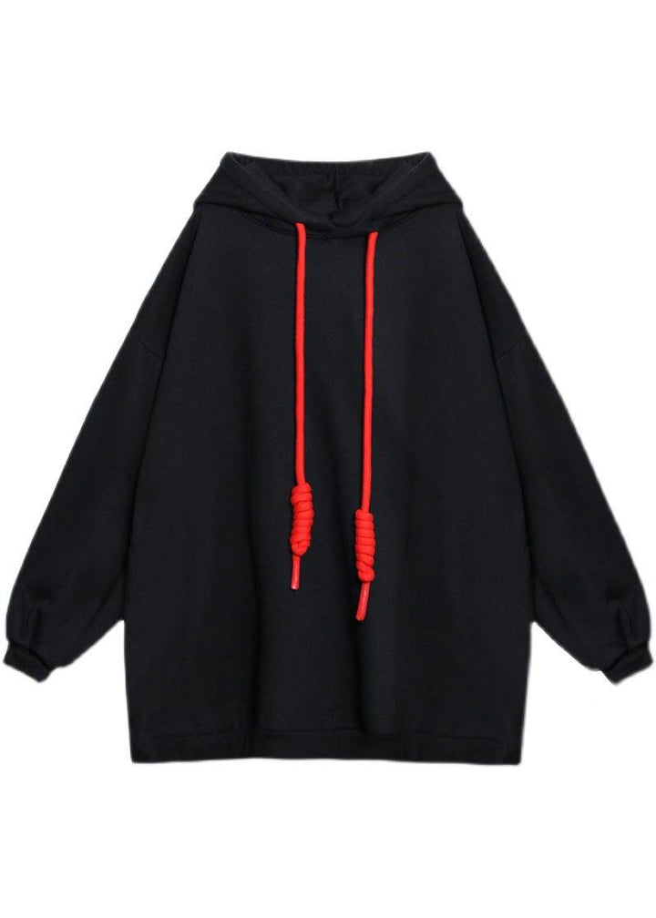 "Hoodie för dam i loose fit med fickor, mjuk bomull, luftig passform, klassisk design för stil och komfort."
