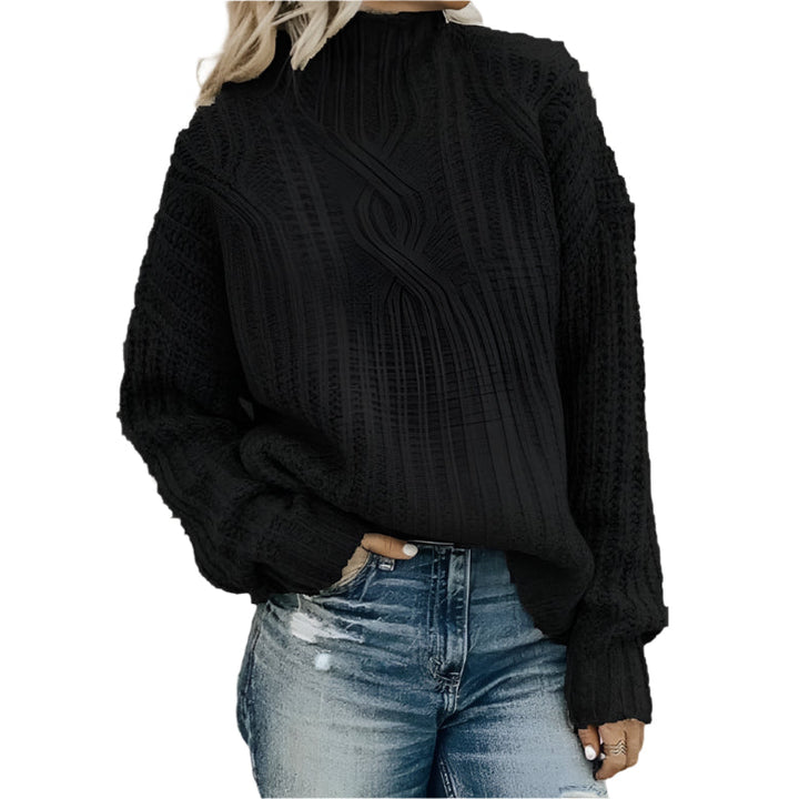 "Klassisk dam pullover i mjukt material, elegant design för tidlös stil, perfekt för alla tillfällen, bekväm och stilren."