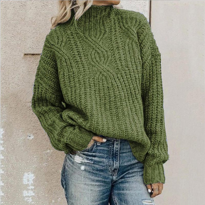 "Klassisk dam pullover i mjukt material, elegant design för tidlös stil, perfekt för alla tillfällen, bekväm och stilren."