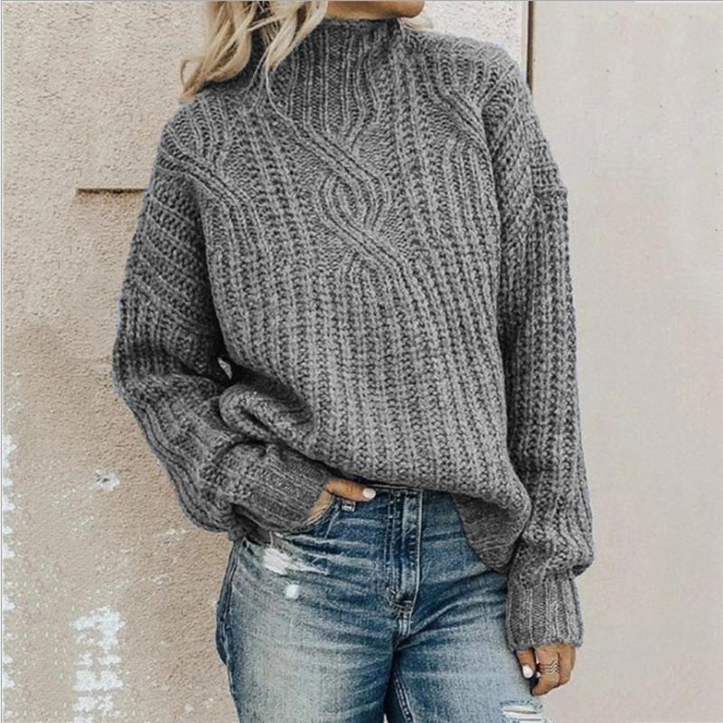 "Klassisk dam pullover i mjukt material, elegant design för tidlös stil, perfekt för alla tillfällen, bekväm och stilren."