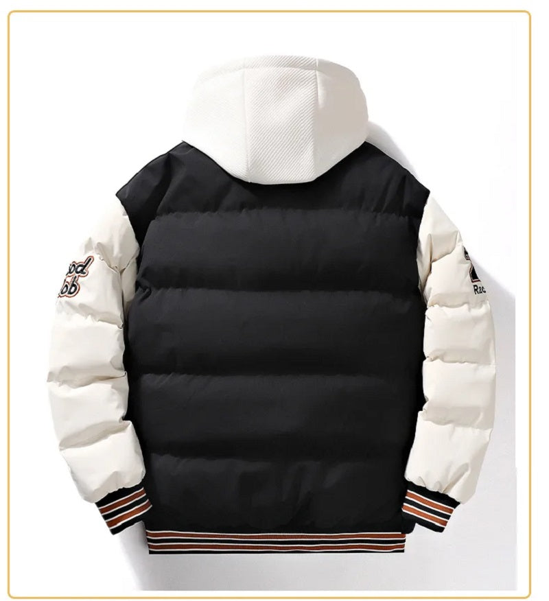 "Klassisk herrjacka i ull och polyester, stilren framsida. Perfekt för sofistikerade tillfällen, tidlös design."