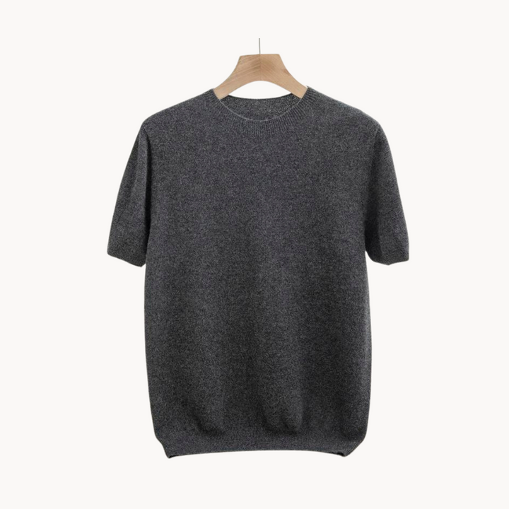 "Kortärmad herrskjorta i modern stil av ull, perfekt för alla tillfällen med stilren design, komfort och värme."