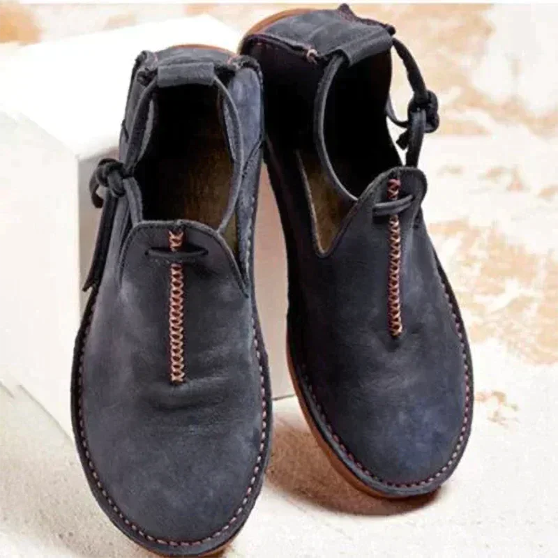 Kvinnors eleganta PU-läder skor, klassisk stil, vadderad inre sula, slip-resistent, perfekt för alla tillfällen.