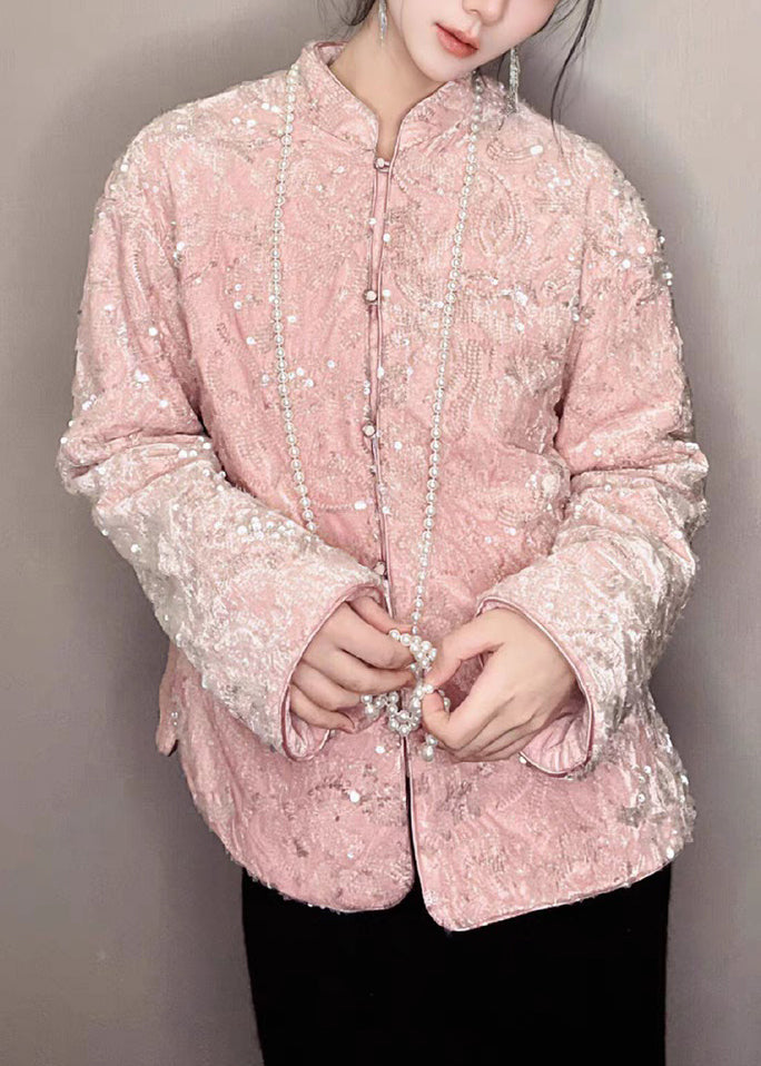 "Kvinnors glittrande paljettrock med lång ärmar, sofistikerad design, perfekt för fest och avslappnade tillfällen."