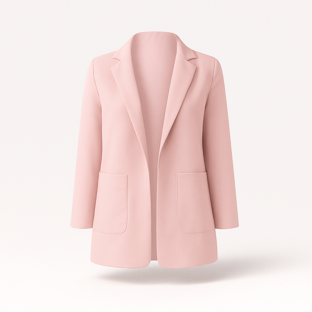 Kvinnors höstblazer i khaki: elegant, tidlös design med modern snitt, mångsidig för både arbete och evenemang.