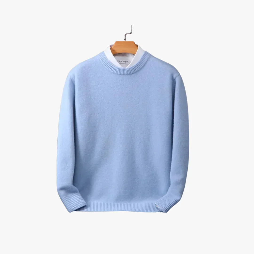 Kvinnors lös passform kashmir tröja i beige, elegant och bekväm design, mjuk och tillgänglig i flera färger.