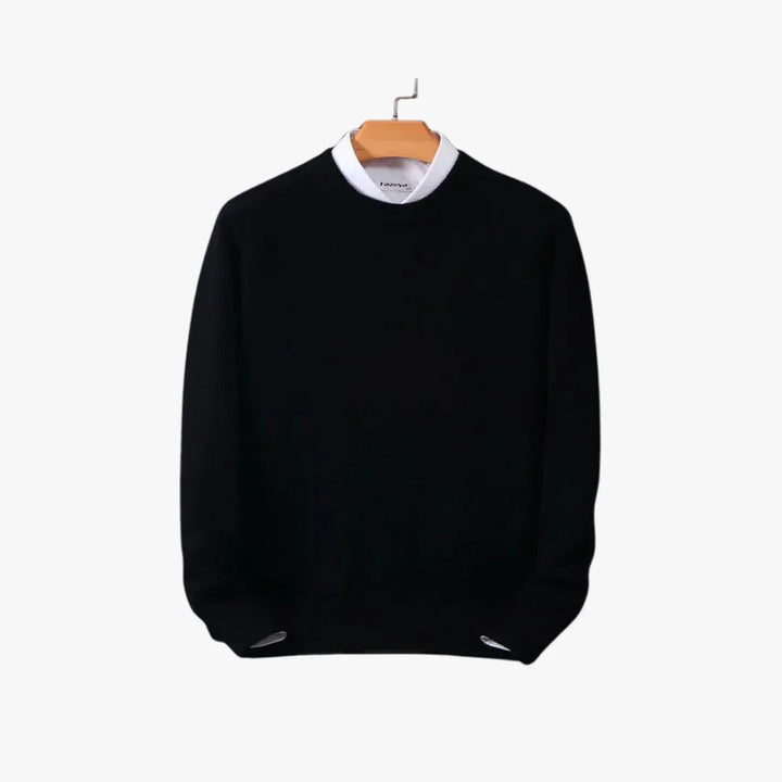 Kvinnors lös passform kashmir tröja i beige, elegant och bekväm design, mjuk och tillgänglig i flera färger.