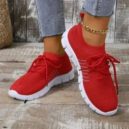 Kvinnors lätta mesh sneakers för sommar, andningsbart material, modern design, perfekt för soliga dagar och fritid.