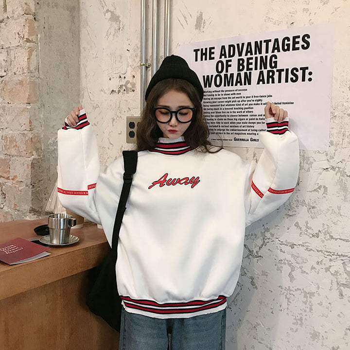 "Kvinnors mysig turtleneck tröja i bomull/polyester, grå med elegant mönster, lång ärm och rullkrage, perfekt för kyliga daga