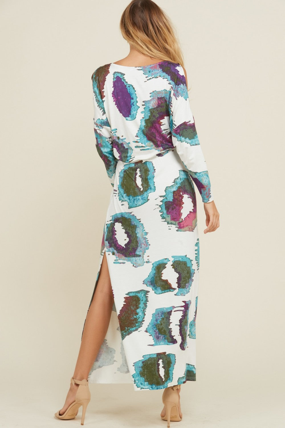 "Kvinnors off shoulder maxi klänning med fickor, elastisk midja och subtila fickor, chic och praktisk i elegant design."