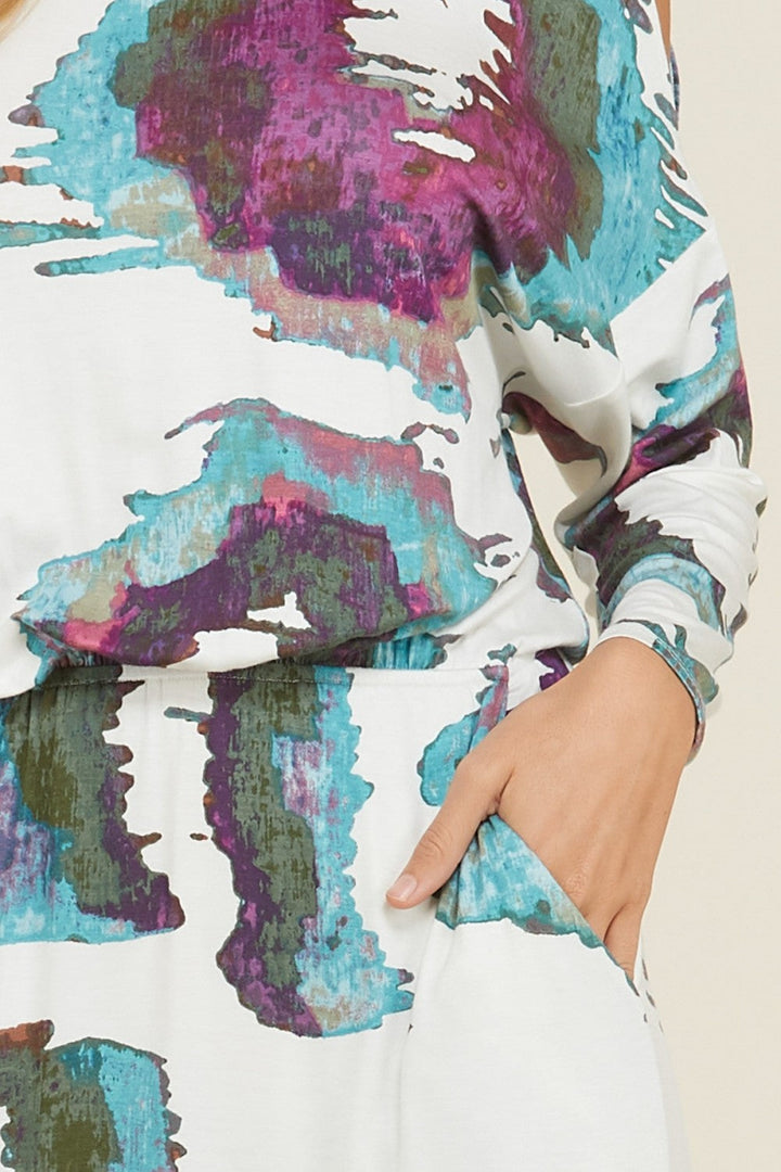 "Kvinnors off shoulder maxi klänning med fickor, elastisk midja och subtila fickor, chic och praktisk i elegant design."