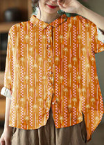 Orange-randig
