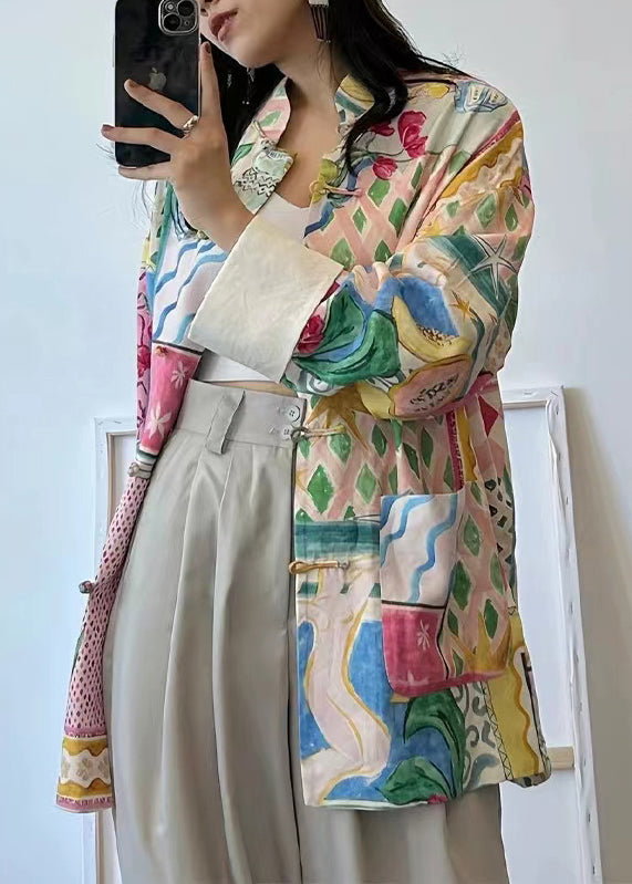 "Kvinnors patchwork topp med färgblock och fickor, mjukt material, idealisk för vardag och fester."