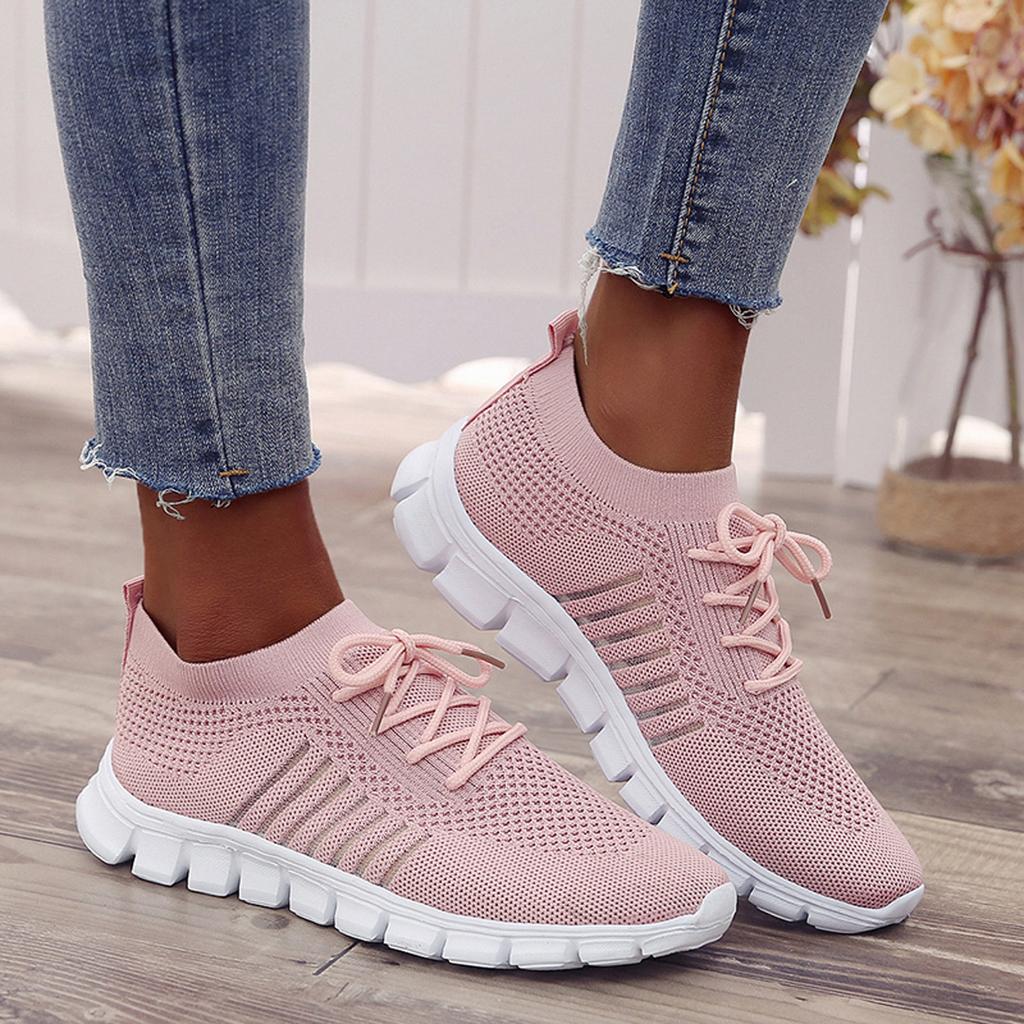 "Kvinnors sneakers med ortopedisk design, flexibel sula och bekväm passform, idealisk för daglig användning och stil."