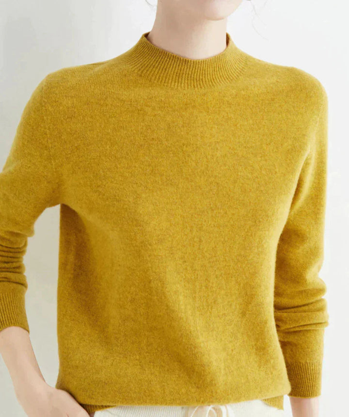 "Kvinnors stilren kashmirtröja, mjuk, elegant, klassisk design, flera färger, perfekt för alla årstider."