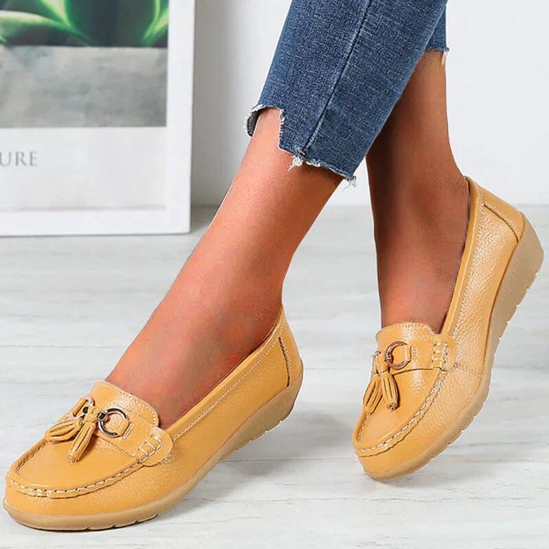 "Ljusblå damloafers i PU-läder, sommarstil, elegant design, bekväma och mångsidiga för dagligt bruk."
