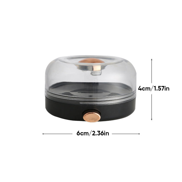 "Magnetiska kryddburkar i glas och ABS för stilren och praktisk kryddförvaring på väggen, med ergonomisk design."