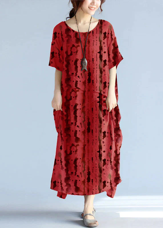 Maxi klänning dam med långa ärmar, luftig och oversized design. Perfekt för avslappnade och formella tillfällen.
