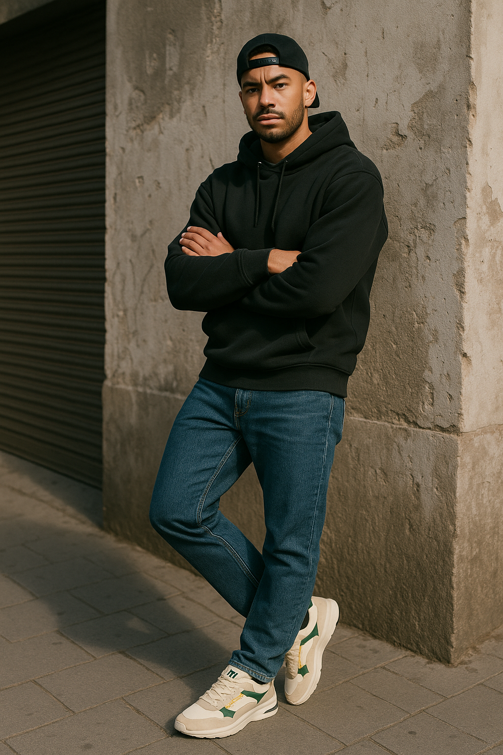 Minimalistiska herrsneakers i suede med gummisula, elegant design perfekt för casual och smart casual outfits.